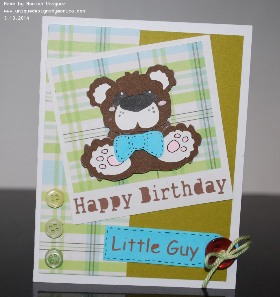 Happy Birthday Little Guy Tutorial