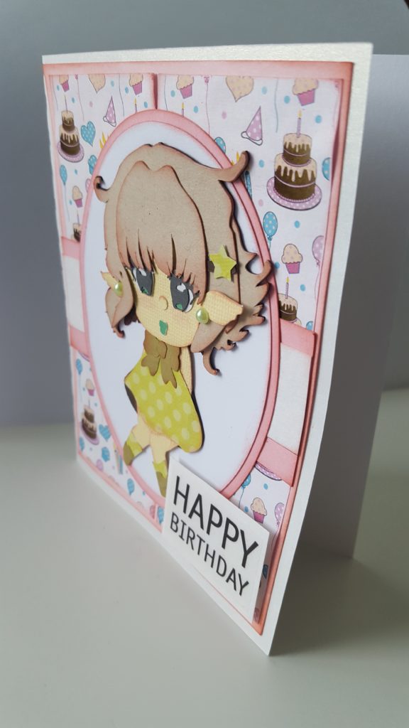 Birthday Card using Clover Whisper SVG
