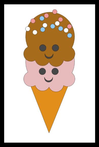 How to Make your own Ice Cream SVG – Cricut Design Space