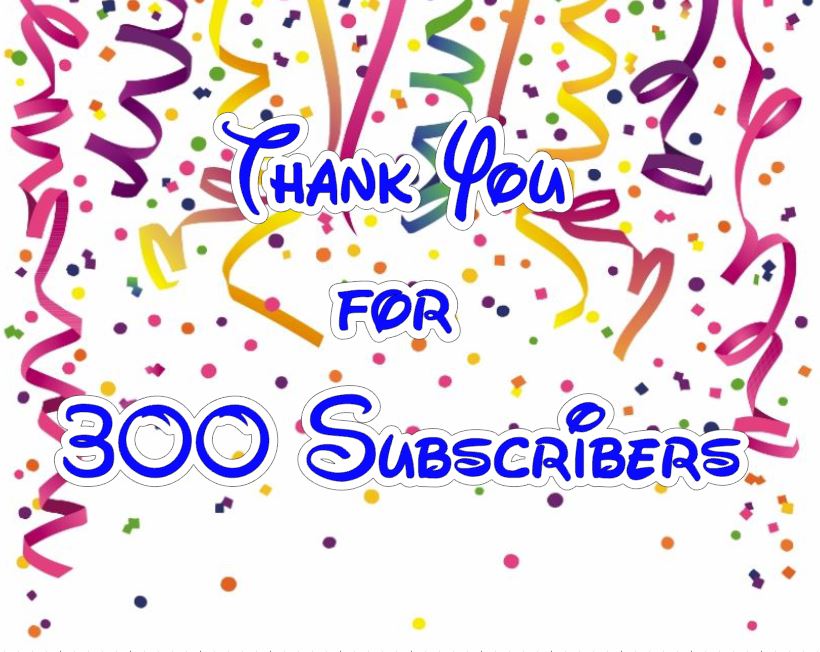 300 Crafty Subscribers and Giveaway!