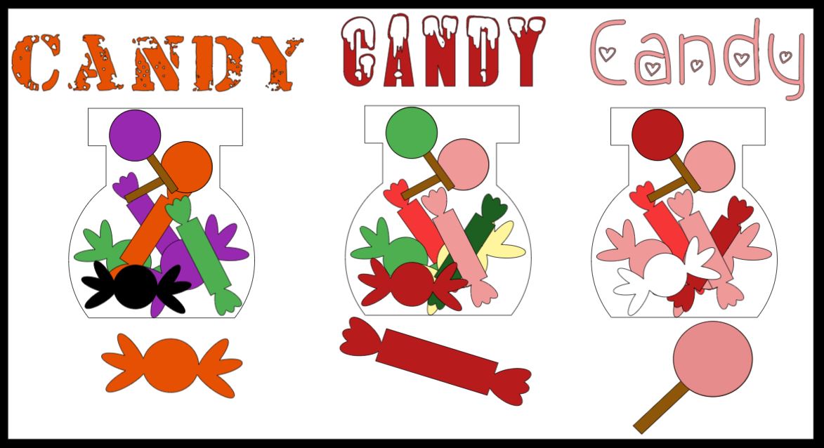 How to Make Your Own Candy & Jar SVG Cricut Design Space Unique