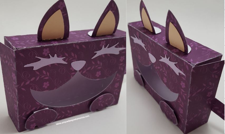 Kitty Valentine Box SVG