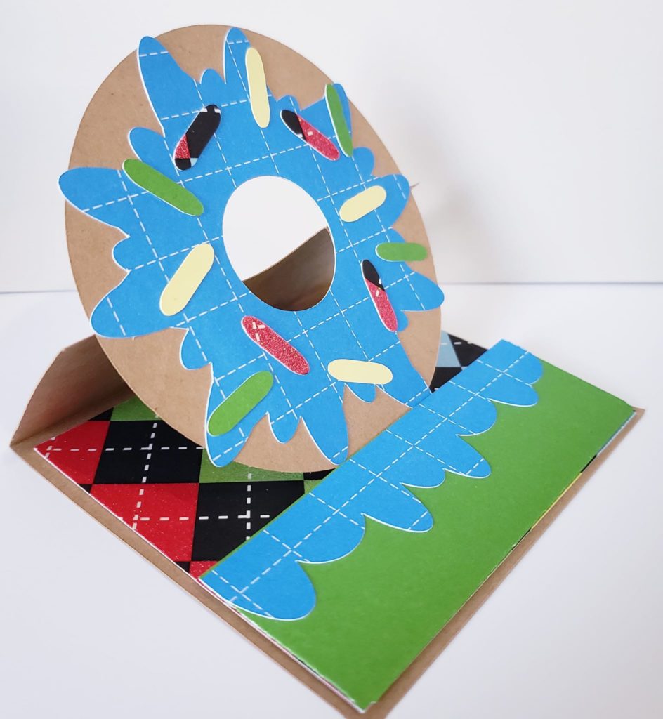 How to Make a Donut Easel Card (Start to Finish)