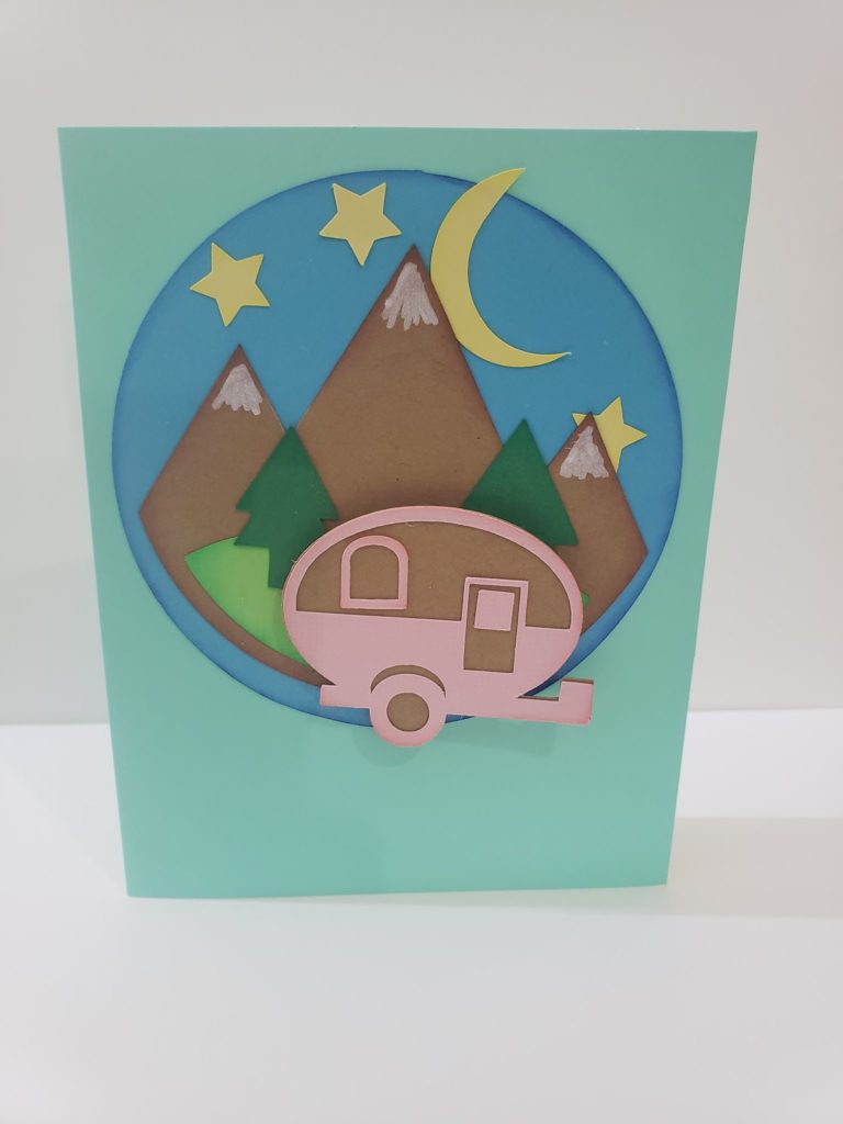How to Make Your Own Happy Camper Card (Start to Finish) – Cricut Design Space