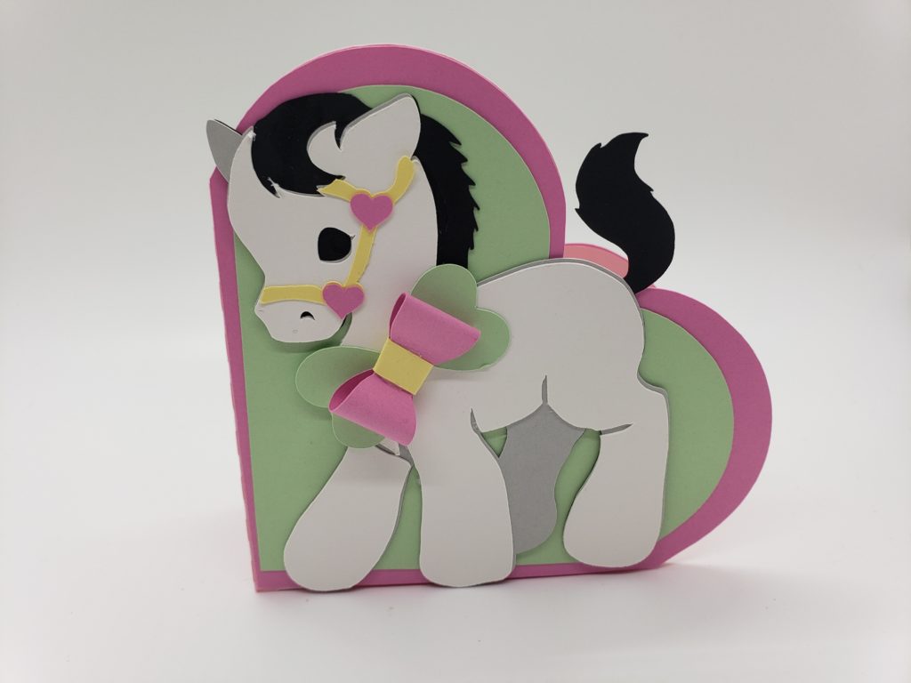 Heart Shape Pony SVG