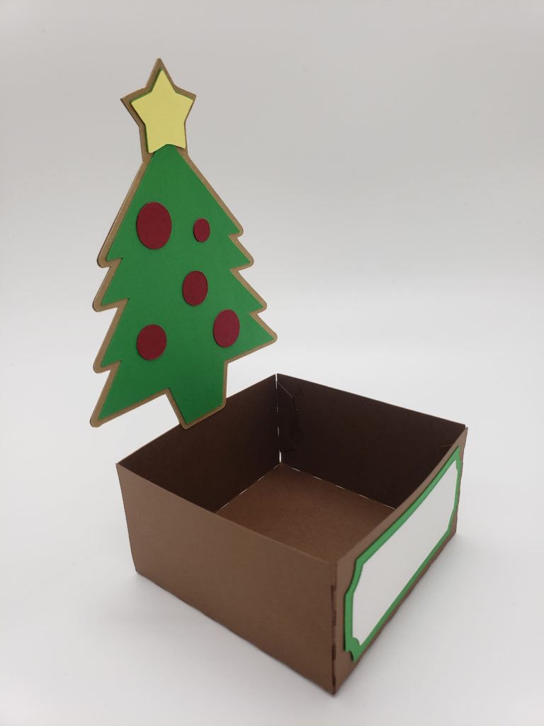 Christmas Tree Cookie Box SVG