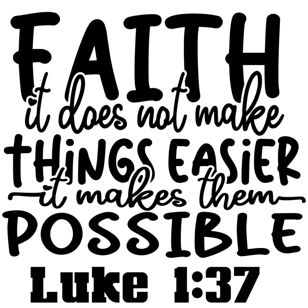 Faith It Does Not Make Things Easier: D-1259816 Faith It Does Not Make Things Easier: D-1259816
