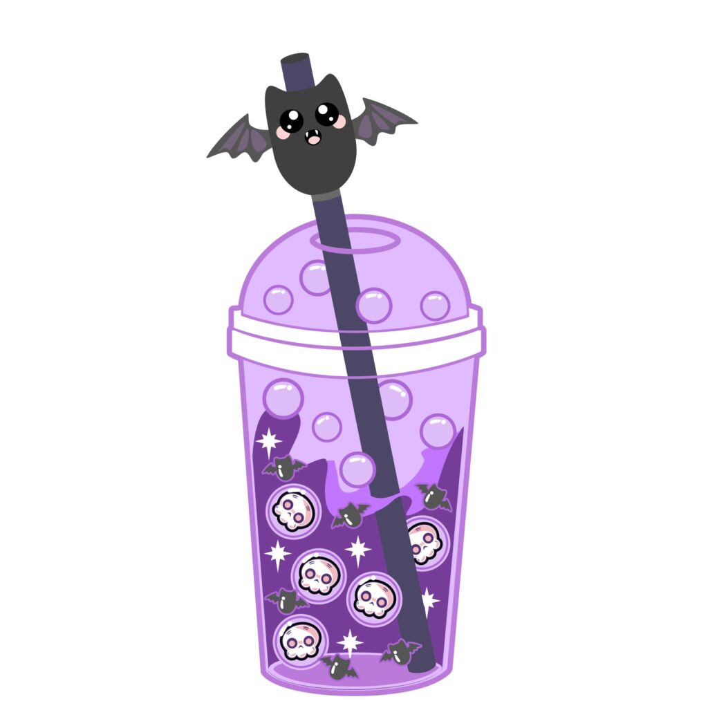 Boba Skull & Bat Tea – D-1291269