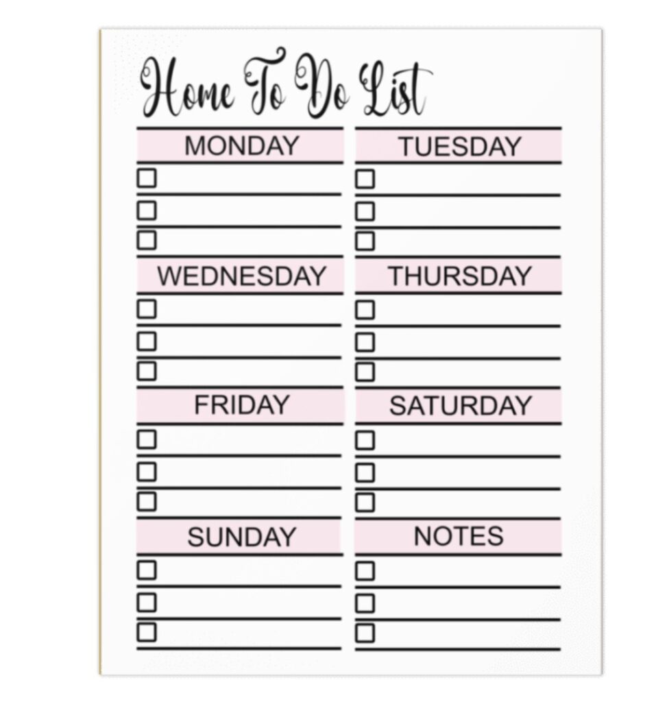 Planner For Your Future In Pink