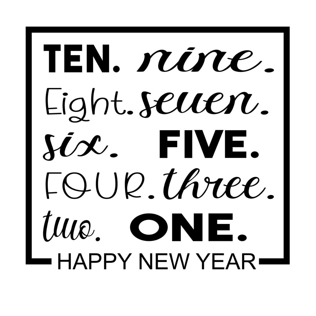 New Year – Countdown – D-1237880