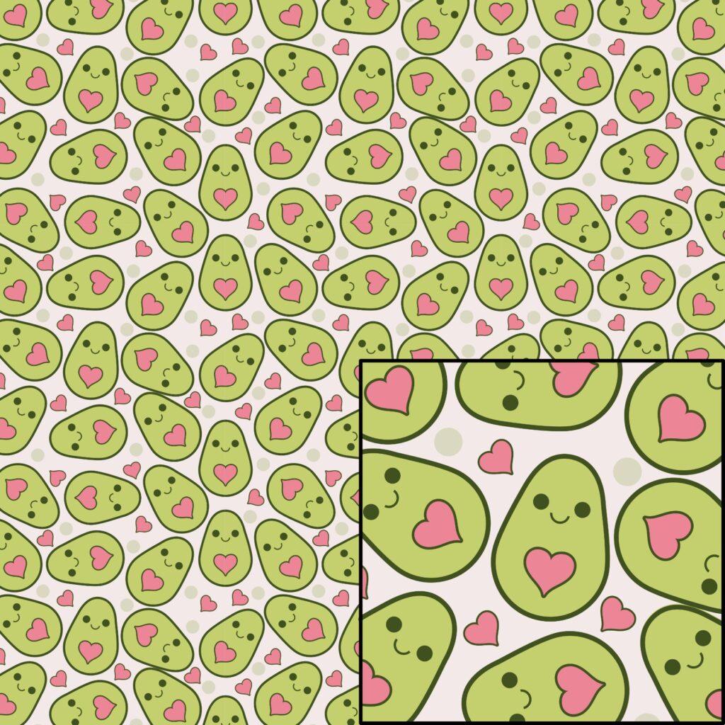 Digital Pattern Paper – Love Avacado – D-1315833 Digital Pattern Paper – Love Avacado – D-1315833