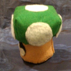 Super Mario inspired 1-UP Mushroom (left)