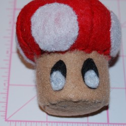 Super Mario Inspired Power Up Mushroom (Front)