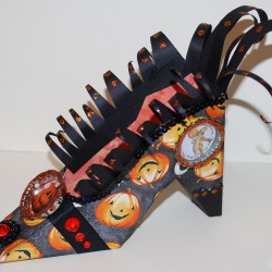 Halloween Witches Shoe (left)