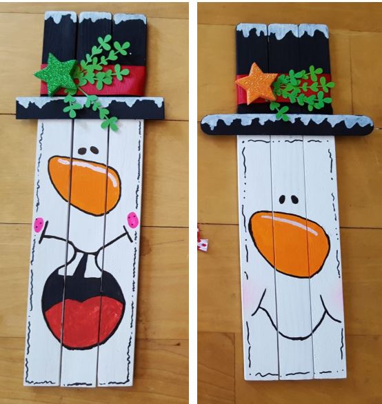 Paint Stick Holiday Decor Paint Stick Holiday Decor