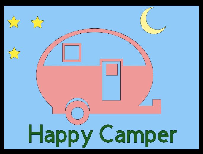How to Make Your Own Happy Camper SVG – Cricut Design Space