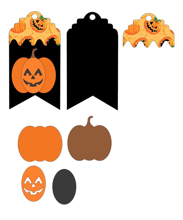 How To Make Your Own Pumpkin/Jack-o-Lantern Tag