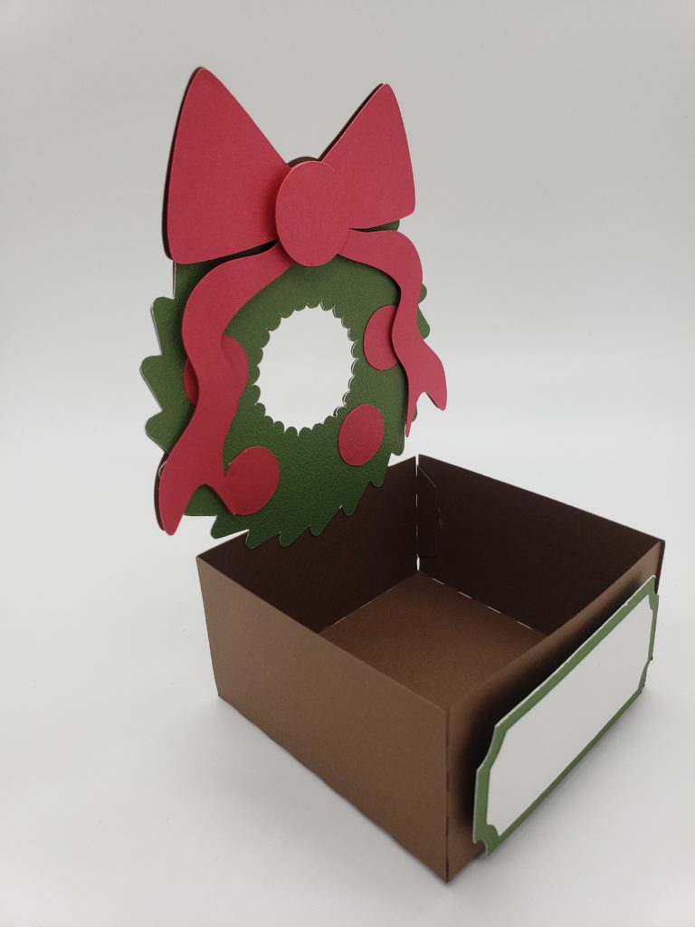 Christmas Wreath Box SVG