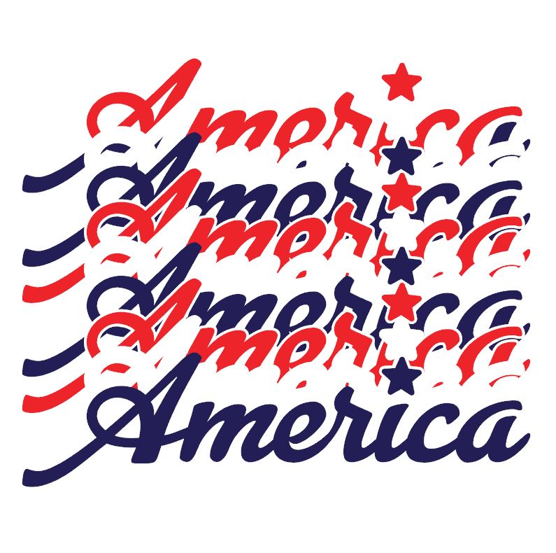 Red White Blue America – D-370411 Red White Blue America – D-370411