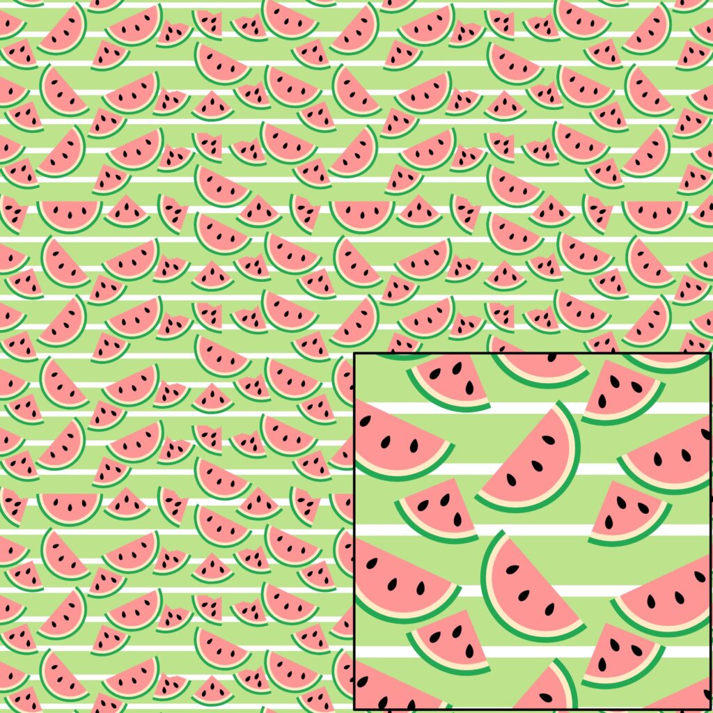 Patter Paper – Green Line Watermelon Slices Patter Paper – Green Line Watermelon Slices