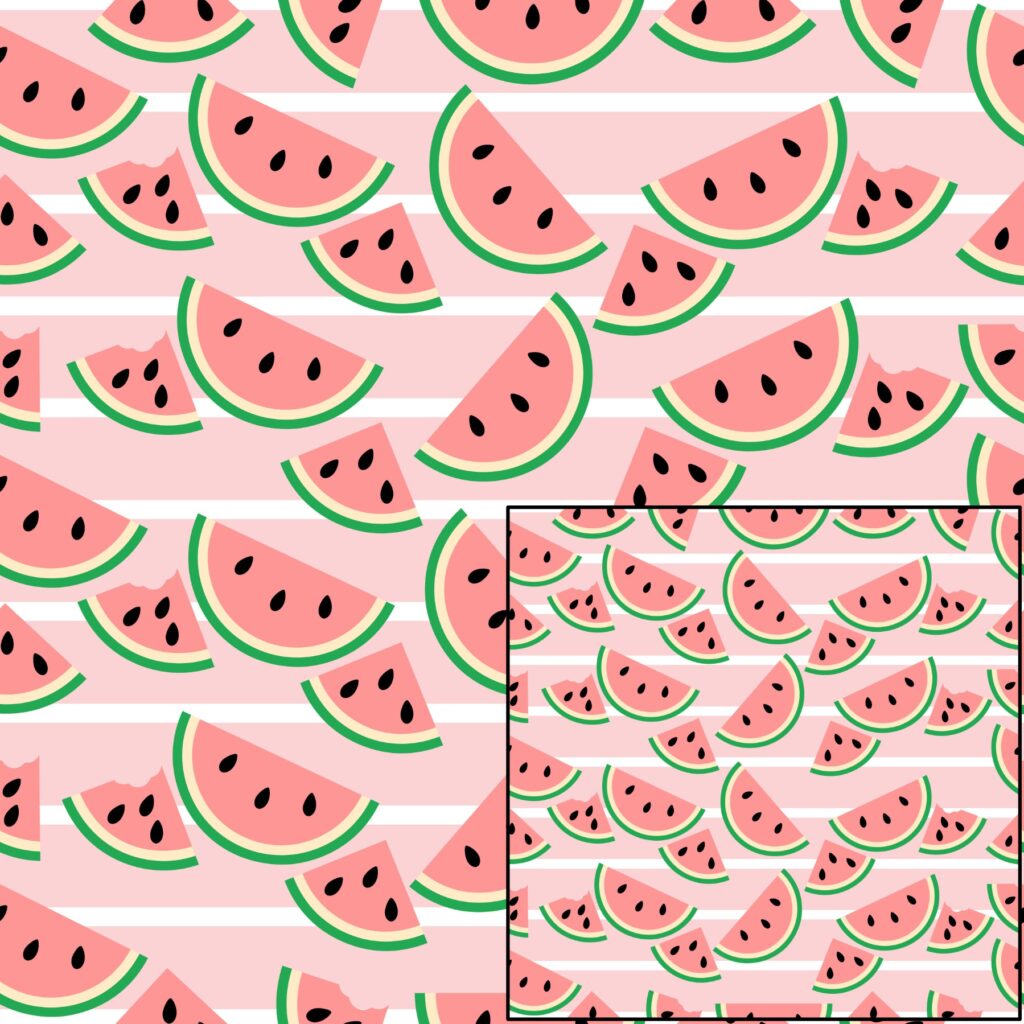 Digital Patter Paper – Pink Line Watermelon Slices Digital Patter Paper – Pink Line Watermelon Slices
