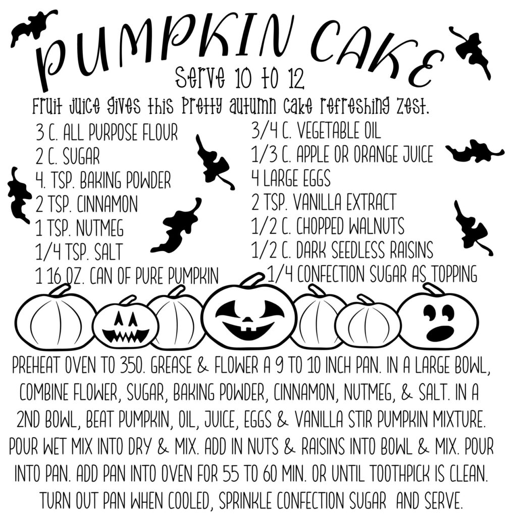 Pumpkin Cake Recipe – D-1290297 Pumpkin Cake Recipe – D-1290297