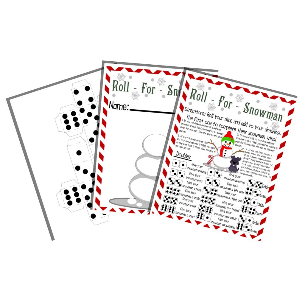 Roll – For – Snowman Game – D-1311001