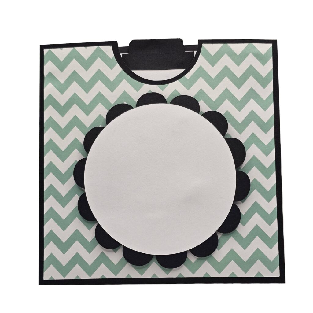 3D – Pocket Card with Scallop Tag – D-1331835 3D – Pocket Card with Scallop Tag – D-1331835