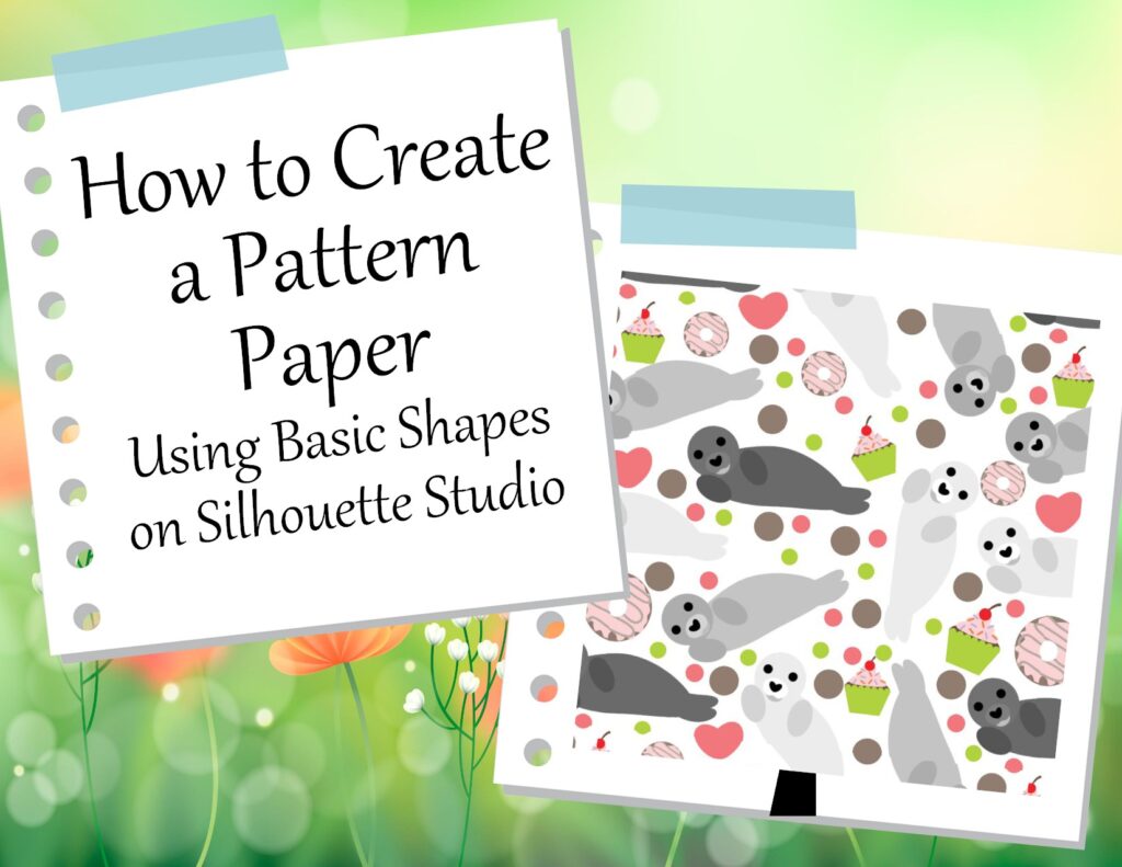 How To Create Pattern Paper Using Basic Shapes