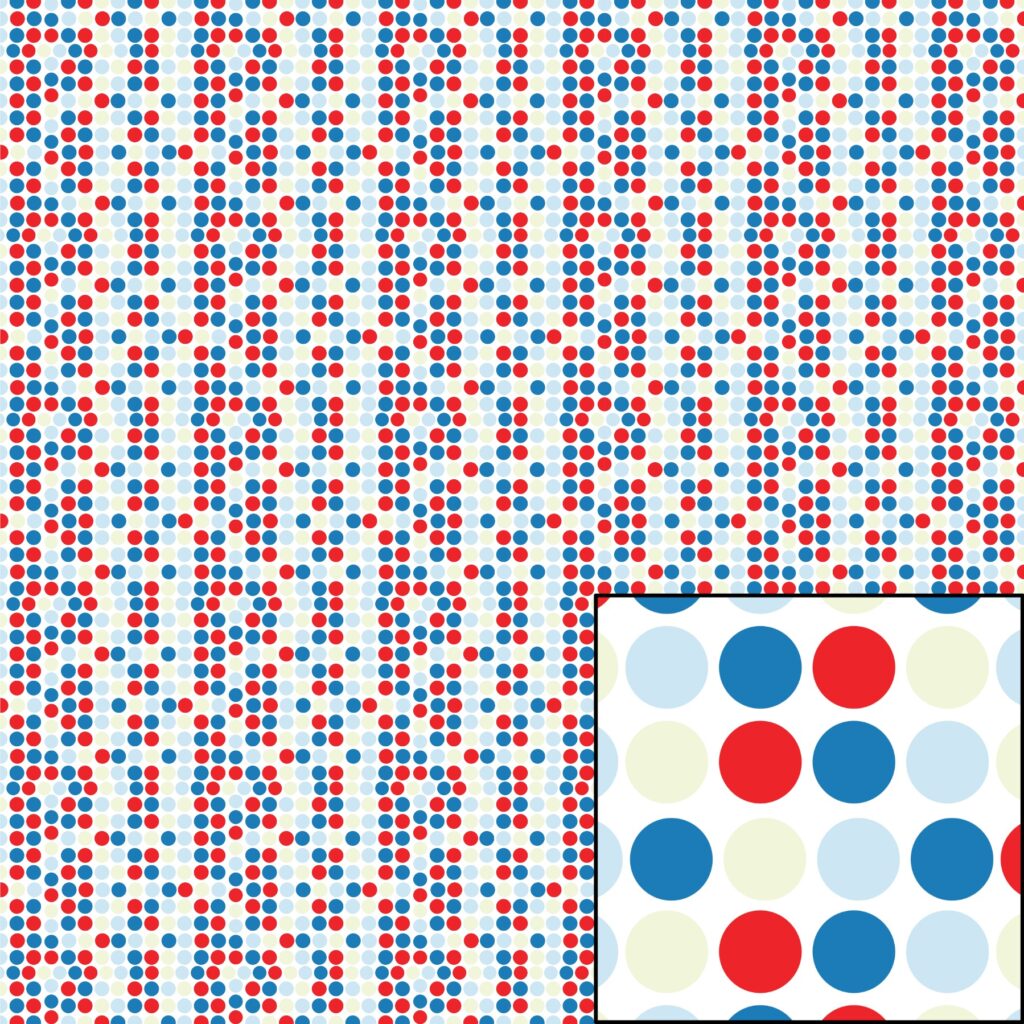 Digital Pattern Paper – Red, White, and Blues – D-1340992