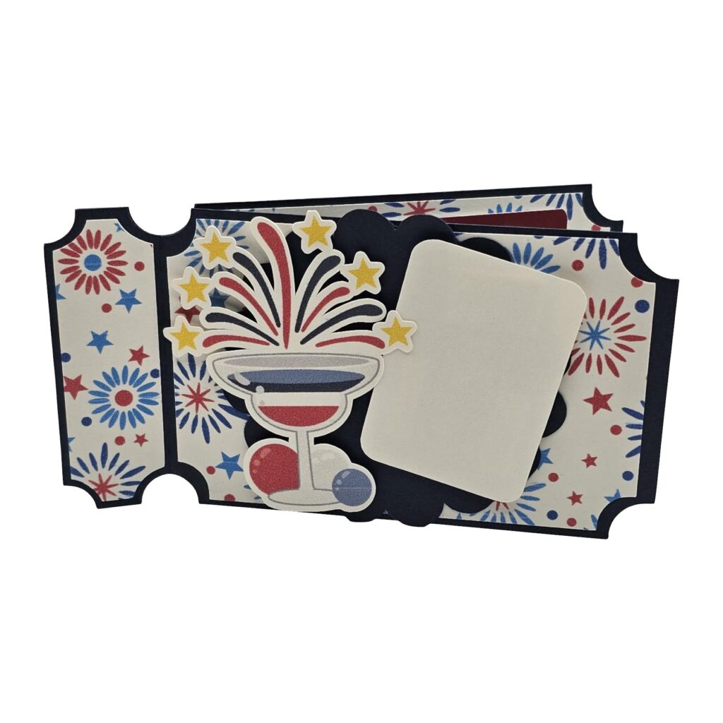 3D – Festive Drink Gift Card with Print – D-1340986