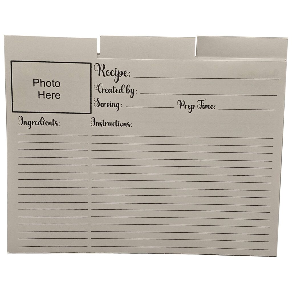 Blank Recipe – D-1331817 Blank Recipe – D-1331817