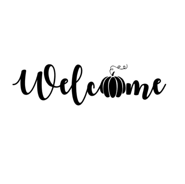 Fall Welcome Pumpkin – D-376378 Fall Welcome Pumpkin – D-376378