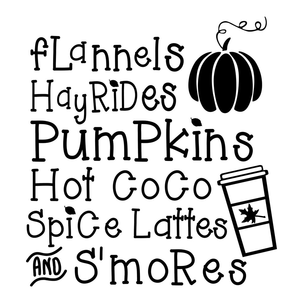 Things I Love About Fall – D-376427 Things I Love About Fall – D-376427