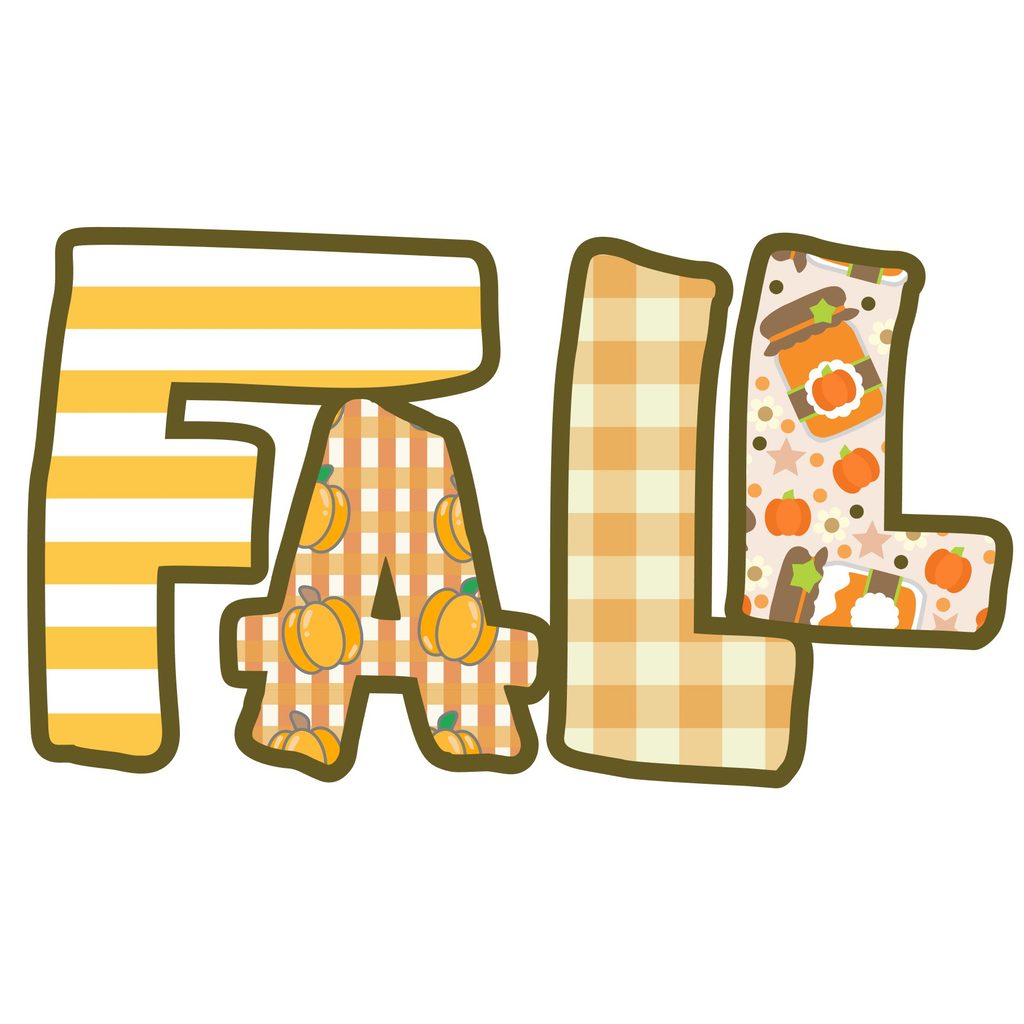 Fall Letters – D-1360194 Fall Letters – D-1360194